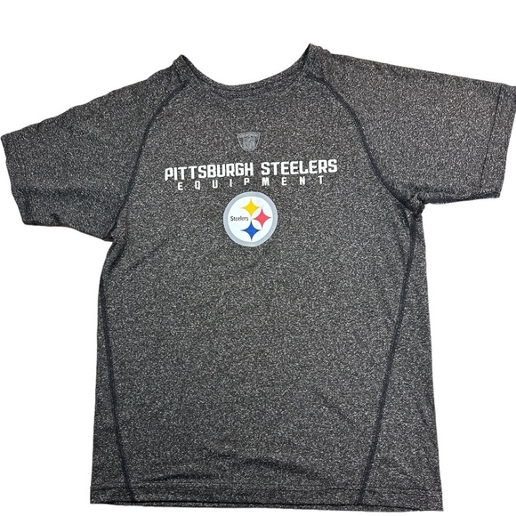 NFL Pittsburgh Steelers Equipment Shortsleeved Tee Polyester L 14/16 - Picture 1 of 4